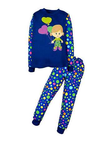 Пижамы для девочки Синий SM280