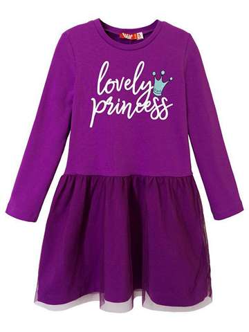 Платье для девочки фиолетовый  8195