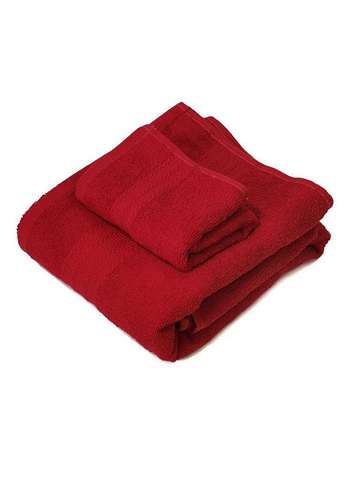 Комплект из 2-х полотенец красный 60+130 ЭК