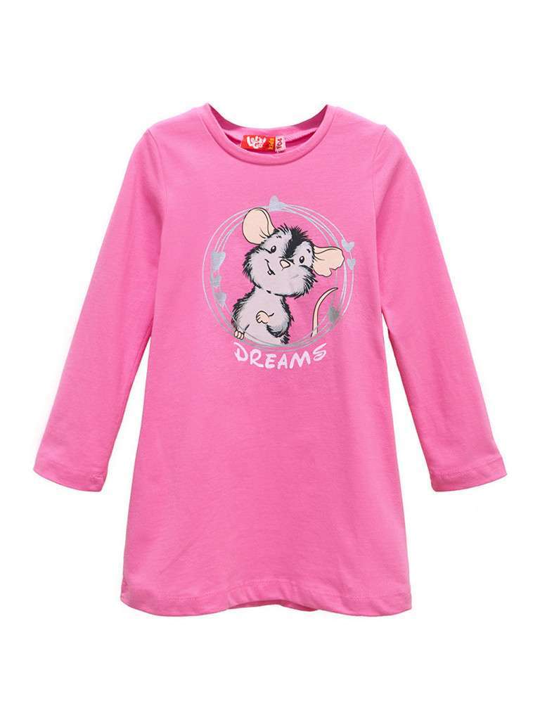 Ночная сорочка для девочки розовый  91101   