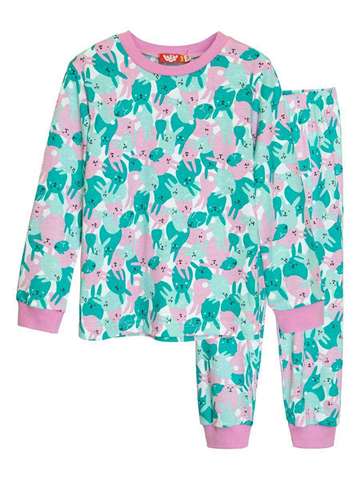 91136 Пижама для девочки розовый