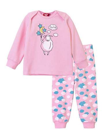 Пижама для девочки светло-розовый  9194