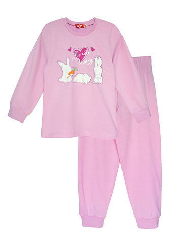 91152 Пижама для девочки розовый