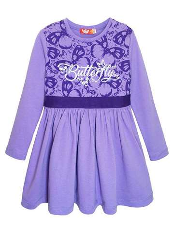 81123 Платье для девочки светло-фиолетовый