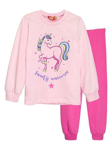 91123 Пижама для девочки светло-розовый_розовый