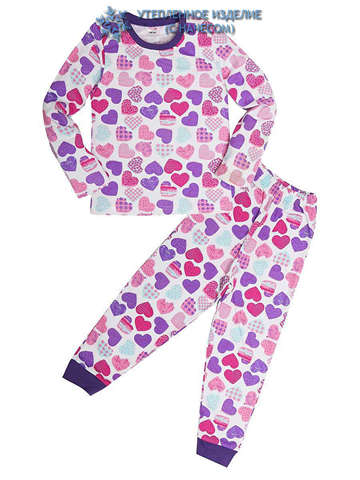 SM543 Пижама для девочки Розовый