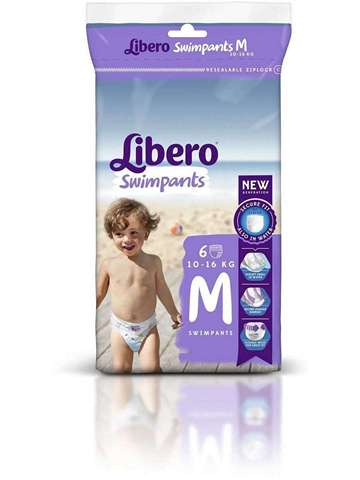 Libero Трусики для плавания Swimpants Small (10-16 кг) 6 шт LB21
