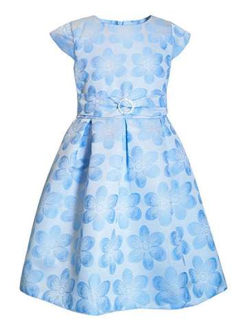 Платье для девочки голубой 81115