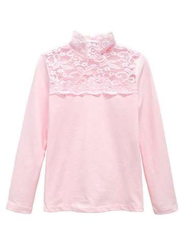 Блузка для девочка нежно-розовый  6186-1