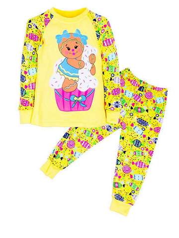 Пижама для девочки Желтый SM320