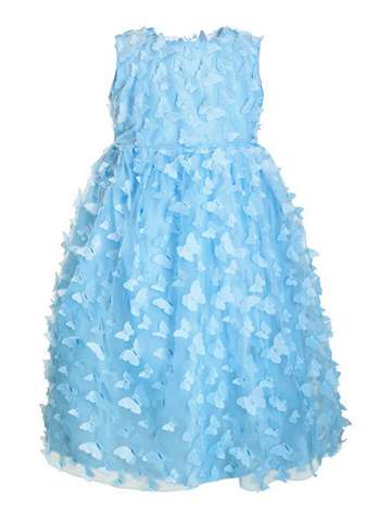 Платье для девочки голубой 81113