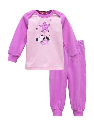 Пижама для девочки светло-розовый_лиловый  9183    