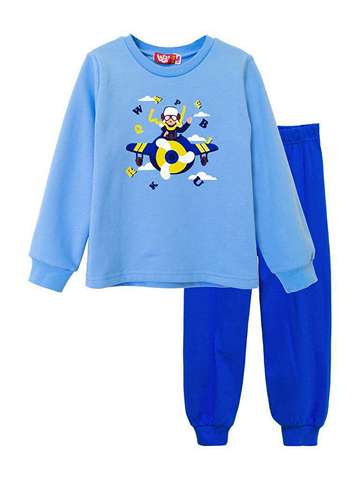 Пижама для мальчика голубой_синий  9286