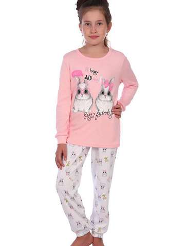 Пижама для девочки розовый ПЖ-30