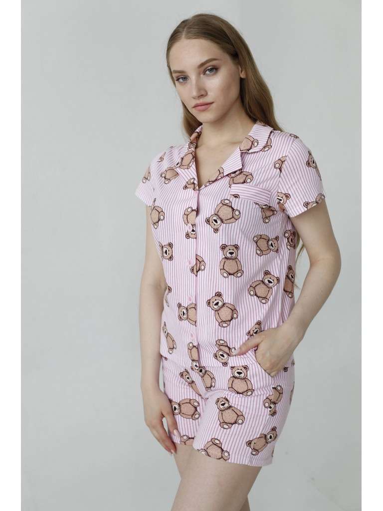 Пижама женская розовый ПЖ-1102